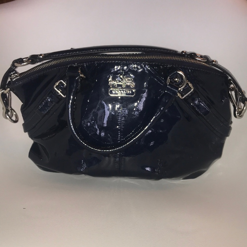 Coach Madison Sophia patent leather handbag